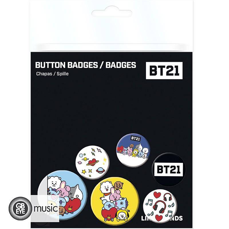 BT21 - Button Set Mix