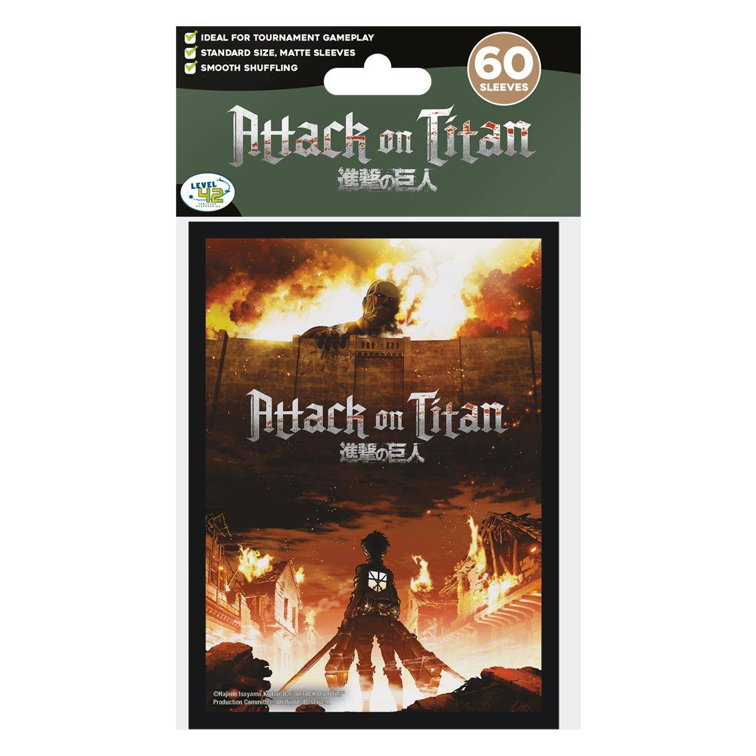 Attack On Titan - Kartenhüllen Standardgröße Die Mauer (60)