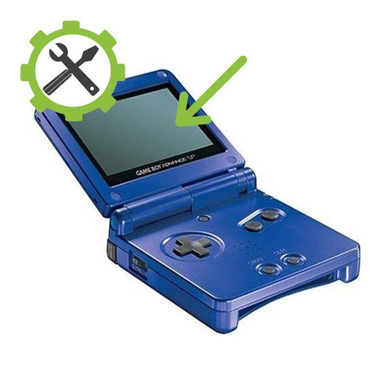 Game Boy Advance SP Reparatur - Display Scheibe tauschen (nicht Display)