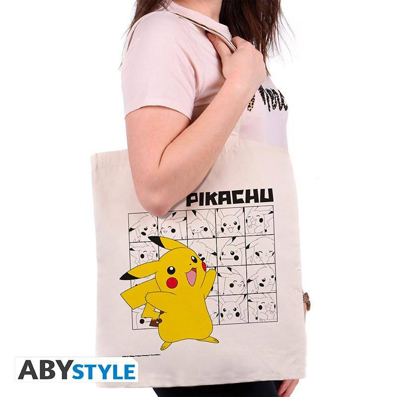 Pokémon - Baumwolltasche Pikachu - 37 x 42 cm