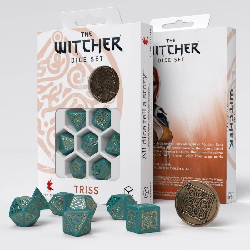 The Witcher - Würfelset Triss die schöne Heilerin - 7 Stk