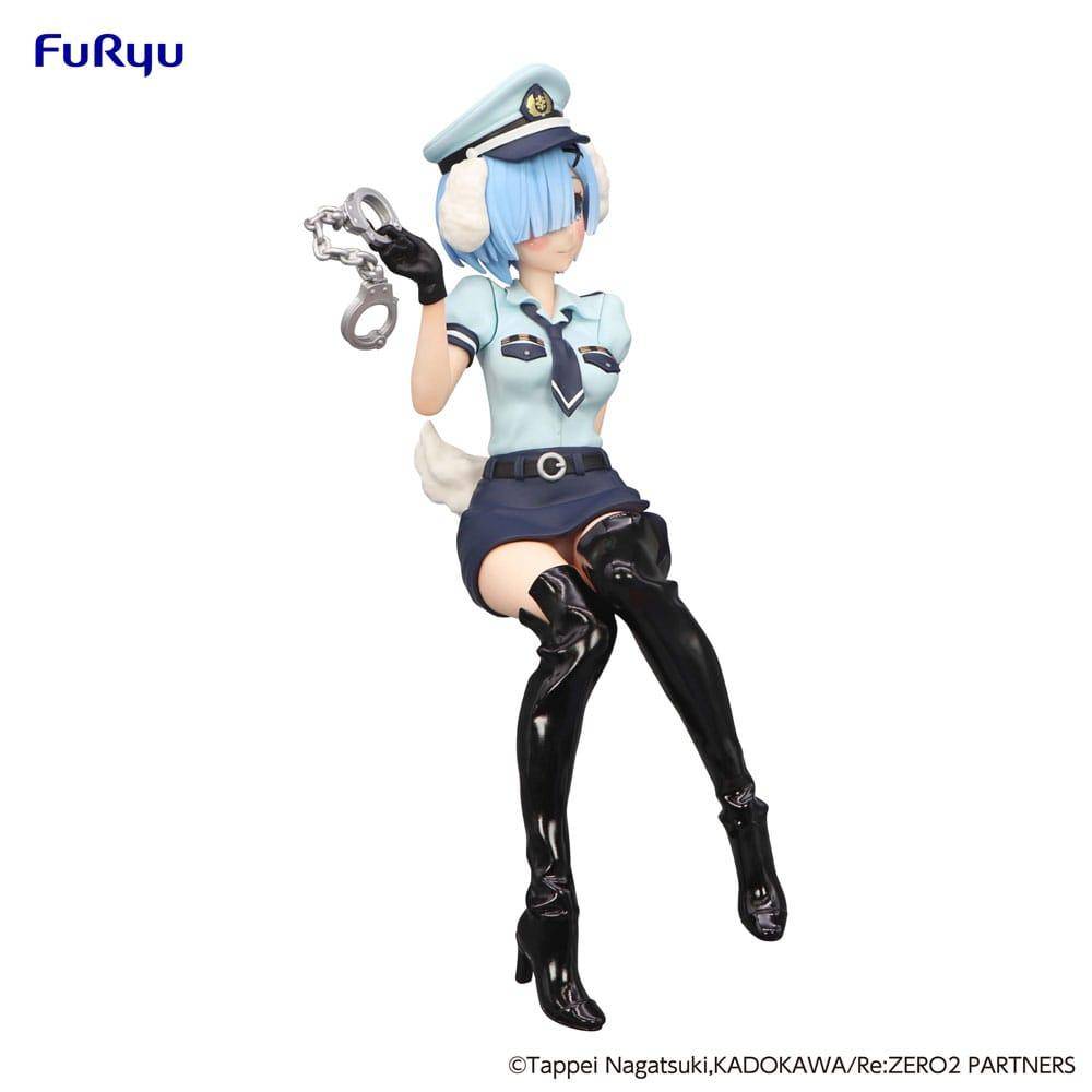 Re:Zero - Noodle Stopper Statue Rem (Police Officer Dog) - 14 cm
