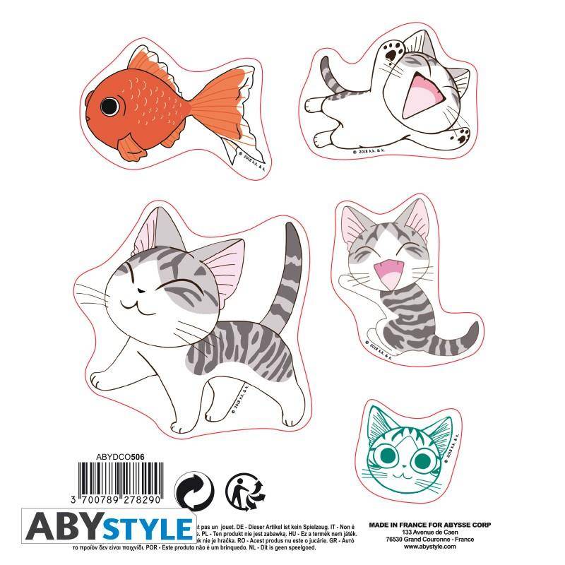 Kleine Katze Chi - Sticker - 16 x 11cm