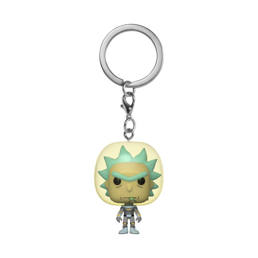 Rick and Morty Pocket POP! Vinyl Schlüsselanhänger Rick Space Suit 4 cm