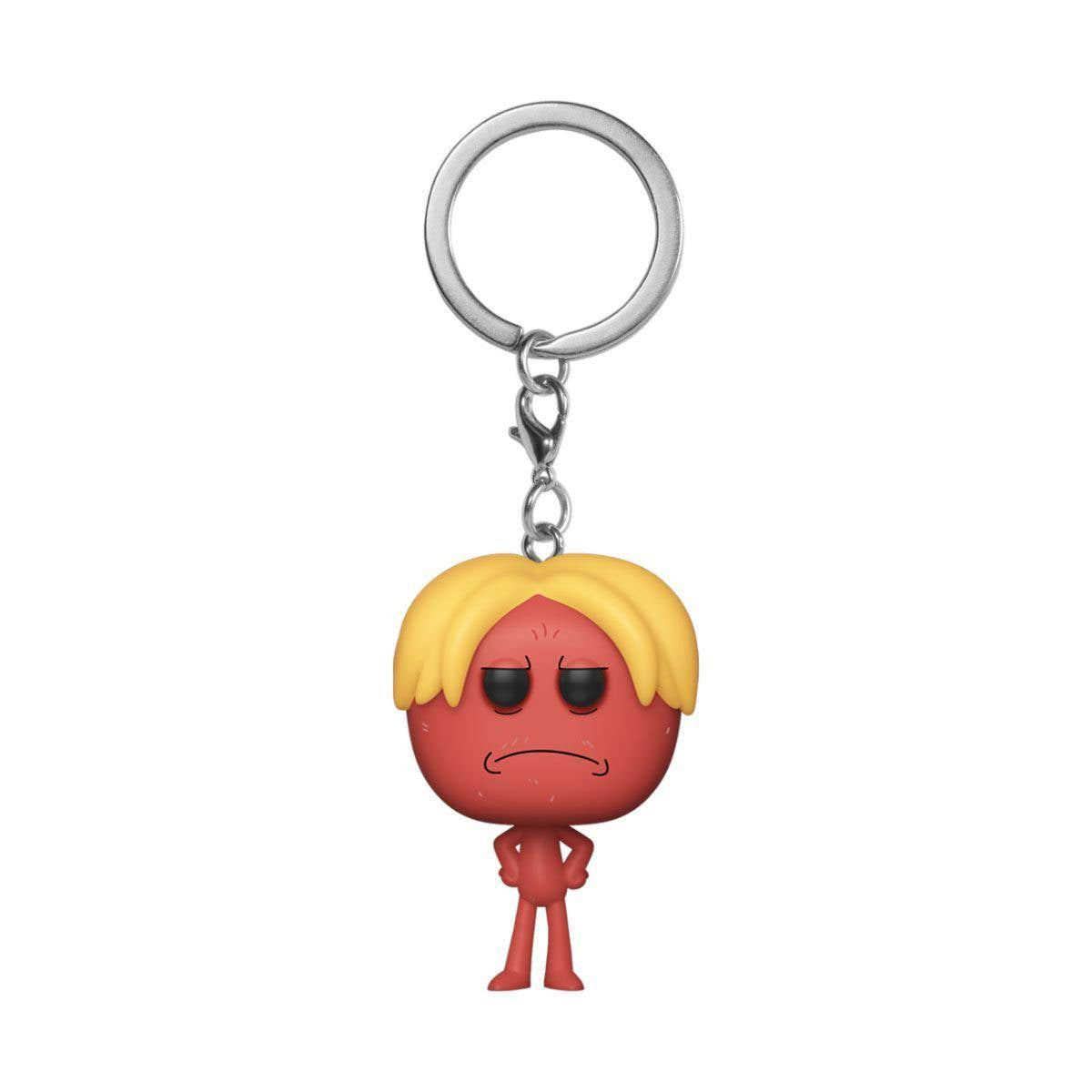 Rick and Morty Pocket POP! Vinyl Schlüsselanhänger Kirkland Meeseeks 4 cm
