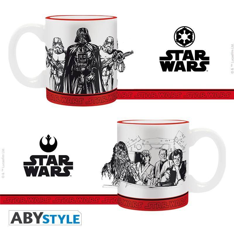 Star Wars 2 Espressotassen Empire VS Rebel Set
