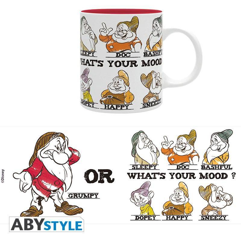 Disney Tasse Schneewittchen 6 Zwerge und Grumpy