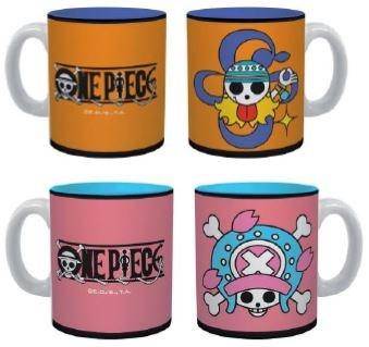 One Piece - Set 2 Espresso Tassen - 110 ml - Nami & Chopper Embleme