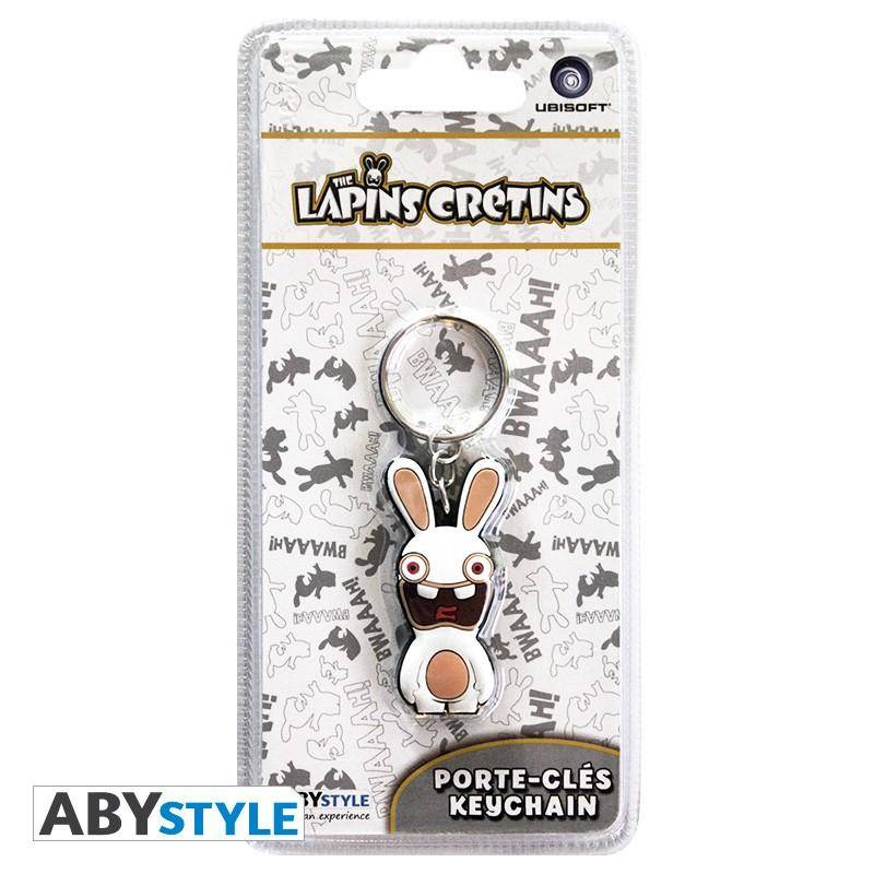 Raving Rabbids - Schlüsselanhänger PVC "Rabbid red eyes"