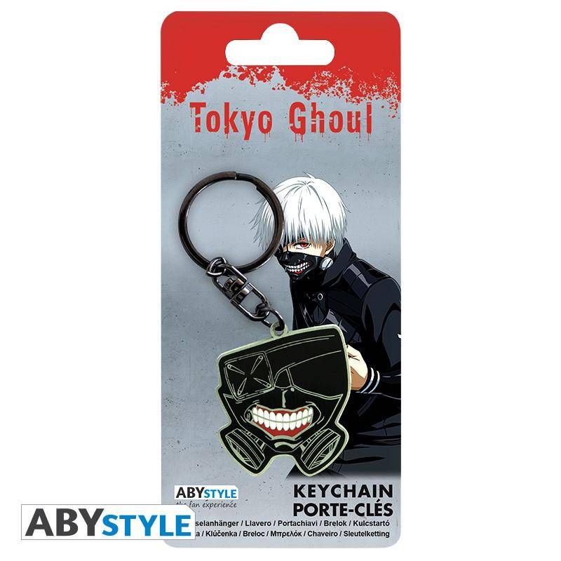 Tokyo Ghoul - Metall Schlüsselanhänger Maske