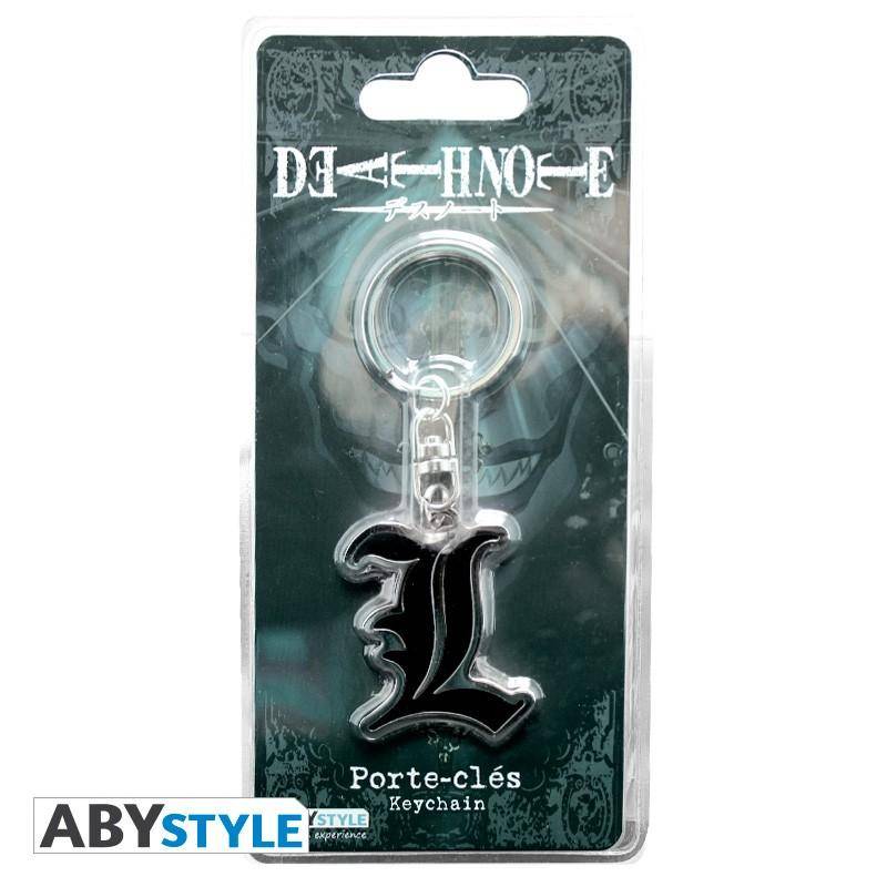 Death Note - Metall Schlüsselanhänger L-Symbol