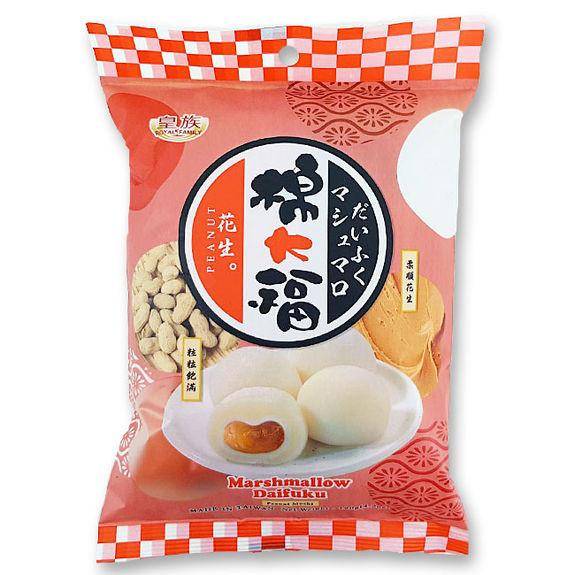 Marshmallow Daifuku Mochi Erdnuss, 120g