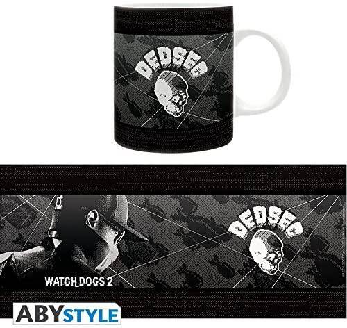 Watch Dogs 2 - Tasse - Schwarz & Weiß - 320 ml