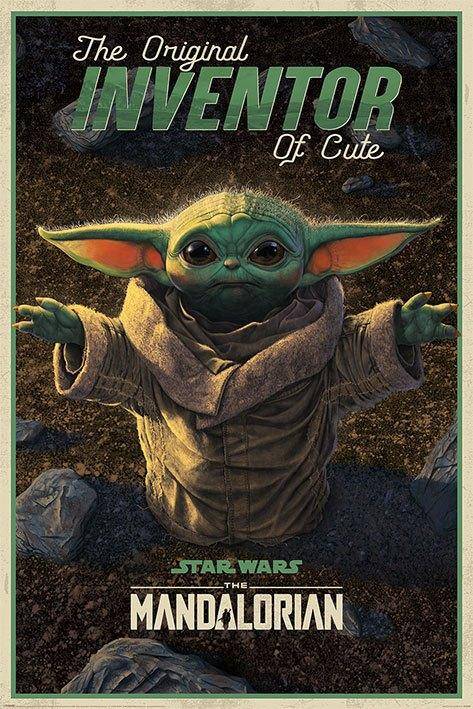 Star Wars The Mandalorian Poster Set The Original Inventor of Cute - 91,5 x 61 cm