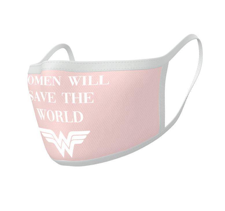 Wonder Woman Stoffmasken 2er-Pack Save the World