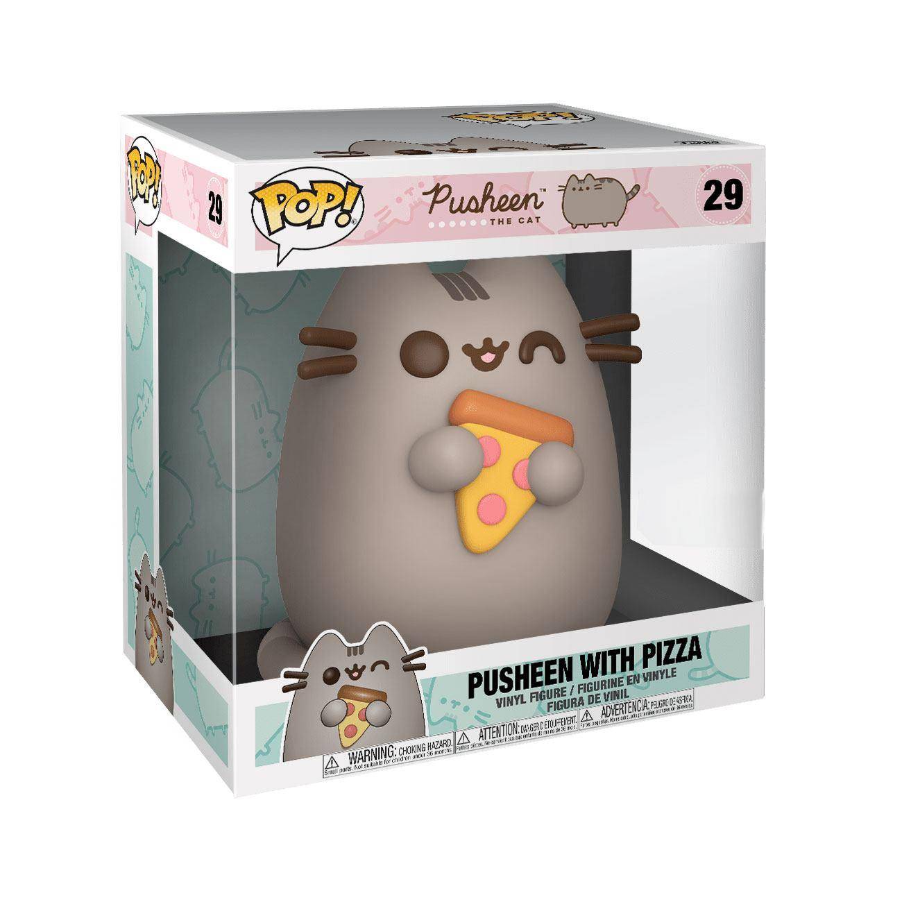Pusheen Super Sized POP! Vinyl Figur Pusheen w/Pizza 25 cm
