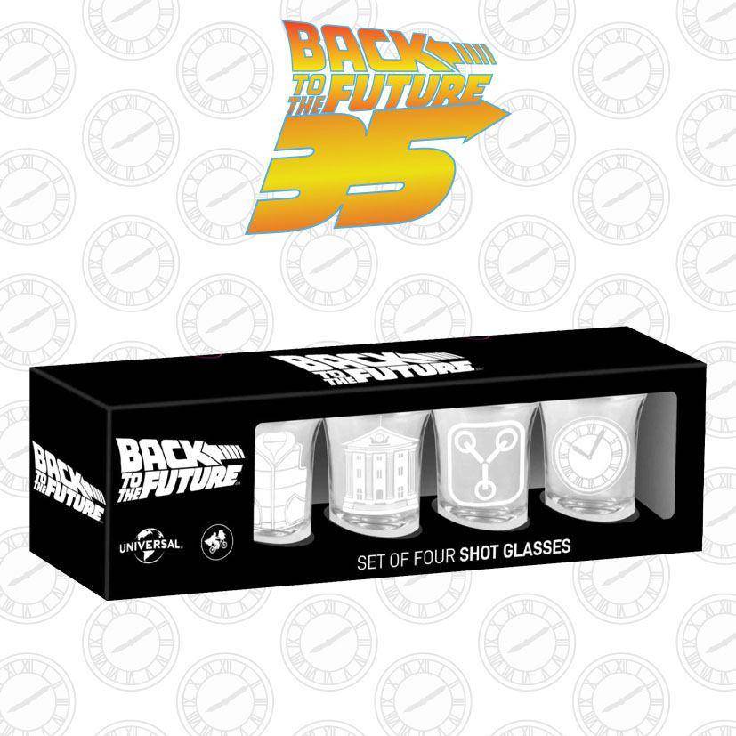 Zurück in die Zukunft Schnapsgläser 4er-Pack Logo & Symbols
