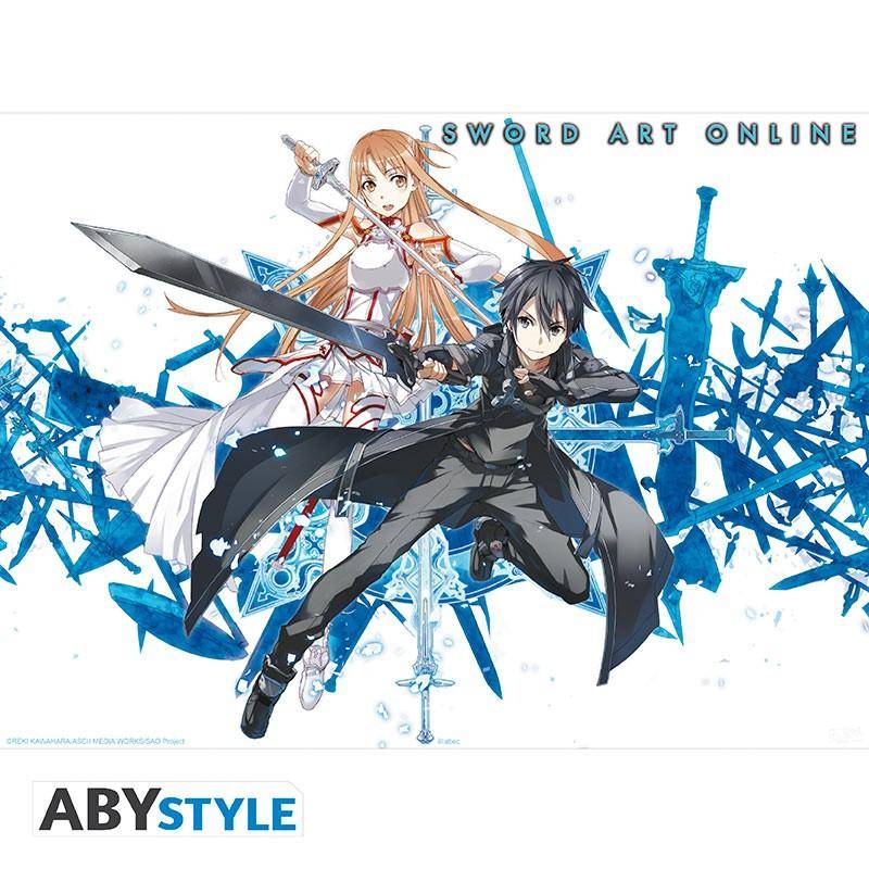 Sword Art Online - Poster Asuna & Kirito (52x38)
