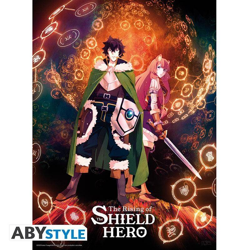 The Rising of the Shield Hero - Poster "Naofumi & Raphtalia" (52x38)