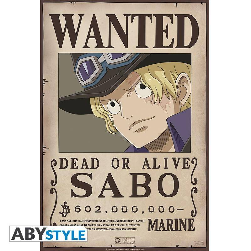 One Piece - Poster "Wanted Sabo" (52x35)
