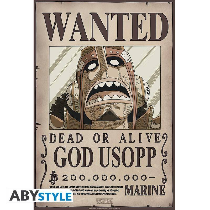 One Piece - Poster "Wanted Usopp New" (52x35)