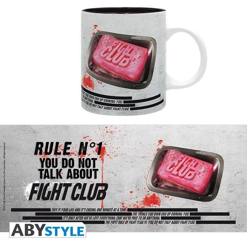 Fight Club - Becher - 320 ml - "Rule 1"- mit Box