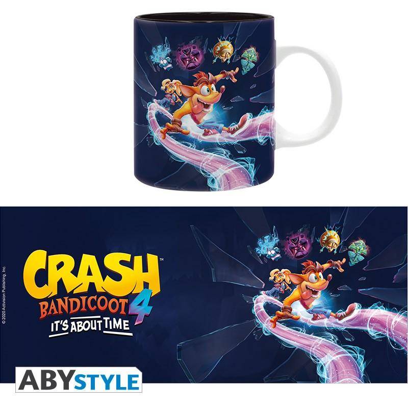 Crash Bandicoot - Becher - 320 ml - It's About Time - mit Box