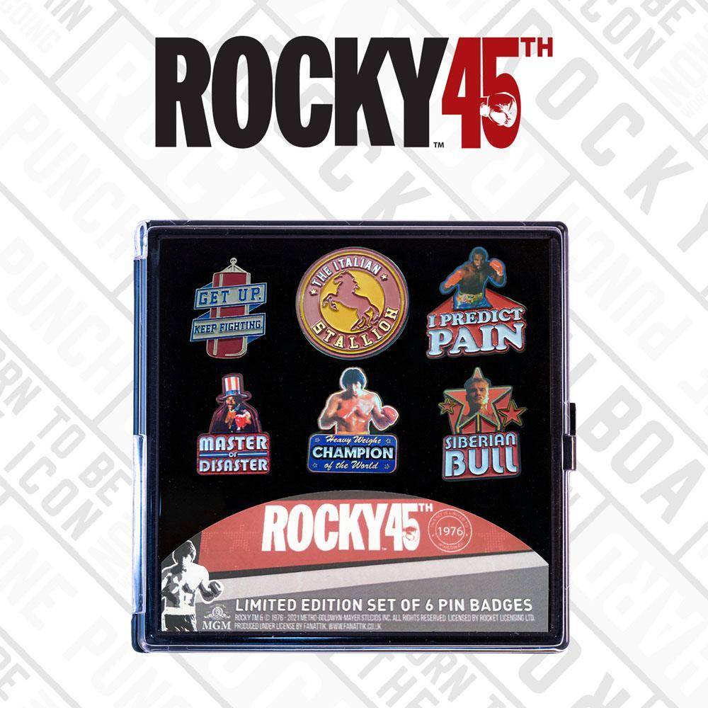 Rocky Ansteck-Pin 6er-Pack 45th Anniversary Limited Edition