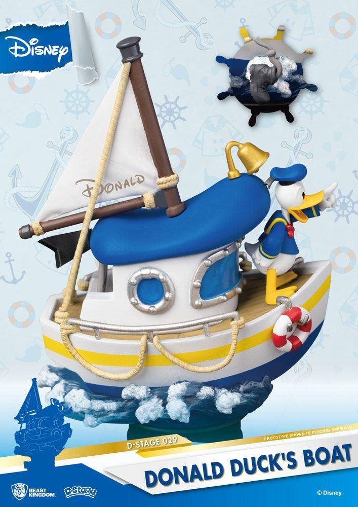 Disney Summer Series D-Stage PVC Diorama Donald Duck's Boot 15 cm