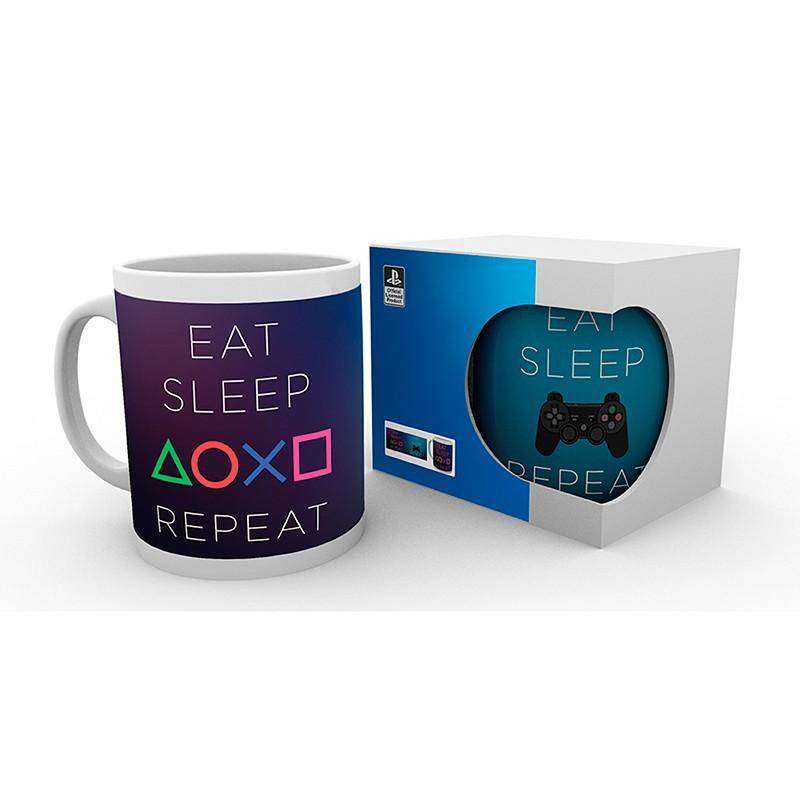 Sony PlayStation - Tasse Eat Sleep Repeat - 320 ml