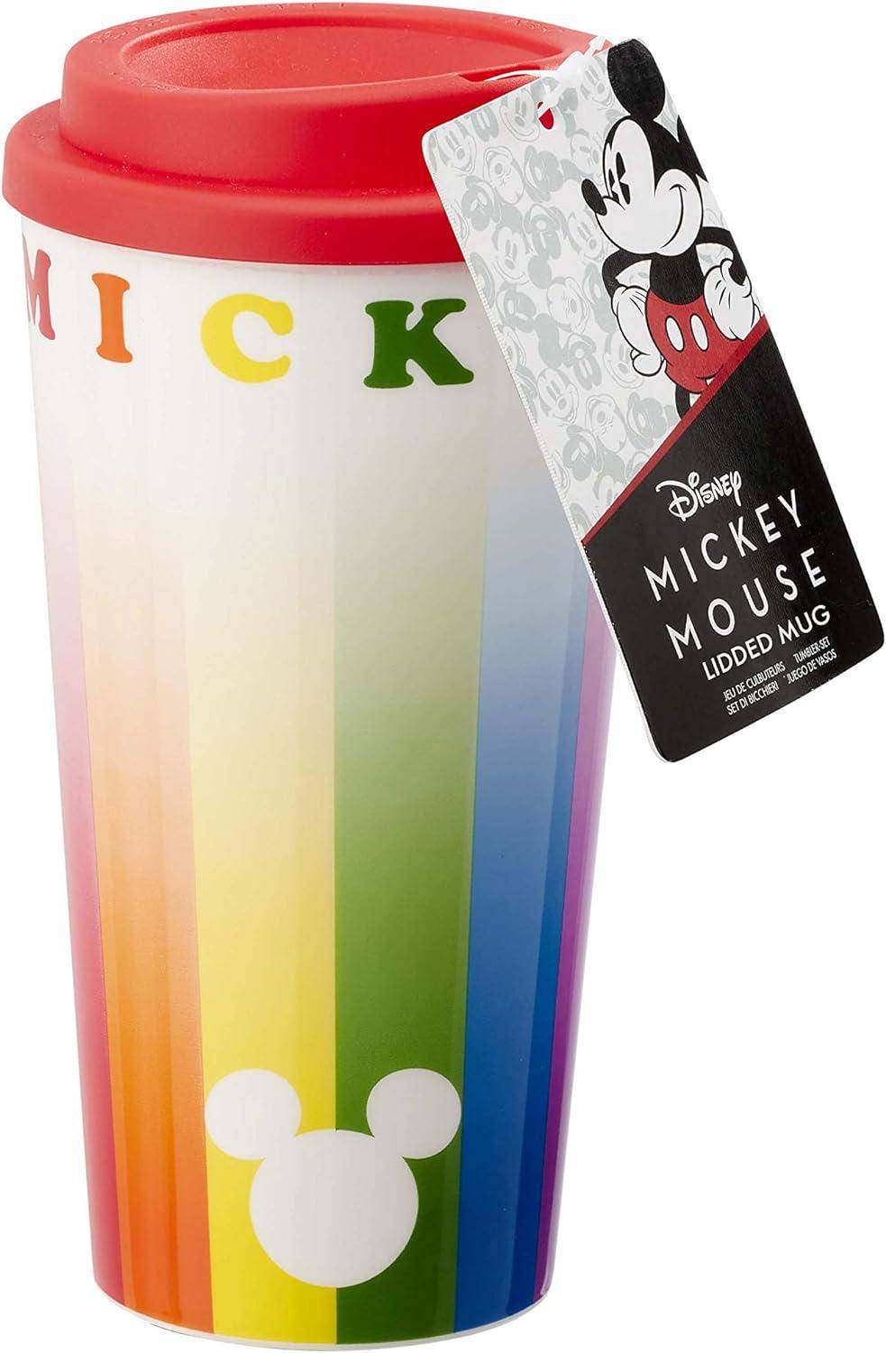 Disney - Reisebecher Micky Regenbogen - 400 ml