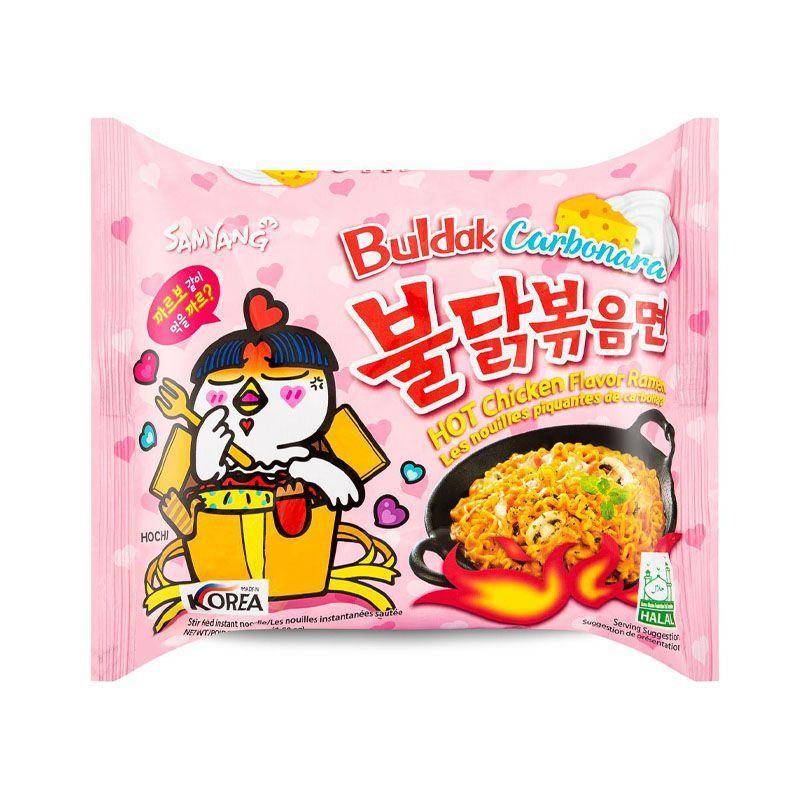 SamYang Carbonara Instant Nudeln Super Hot Chicken - Ramen, 130g