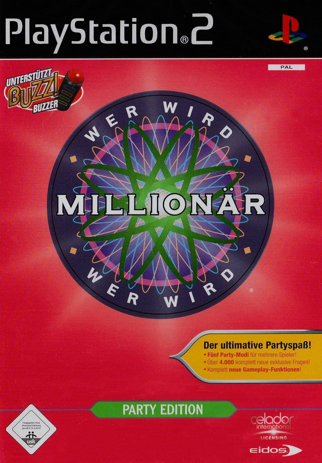 PS2 - Wer Wird Millionär Party Edition (Gebraucht)