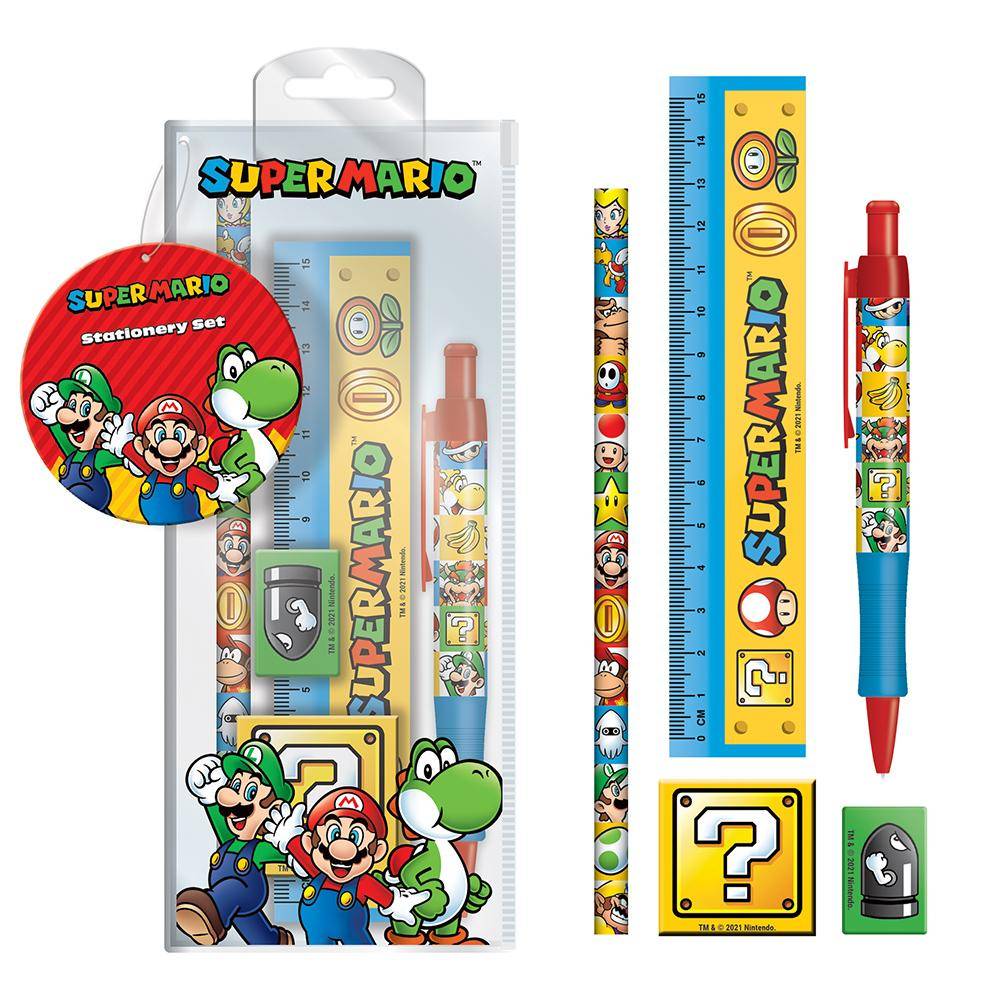 Super Mario - Schreibwaren Set