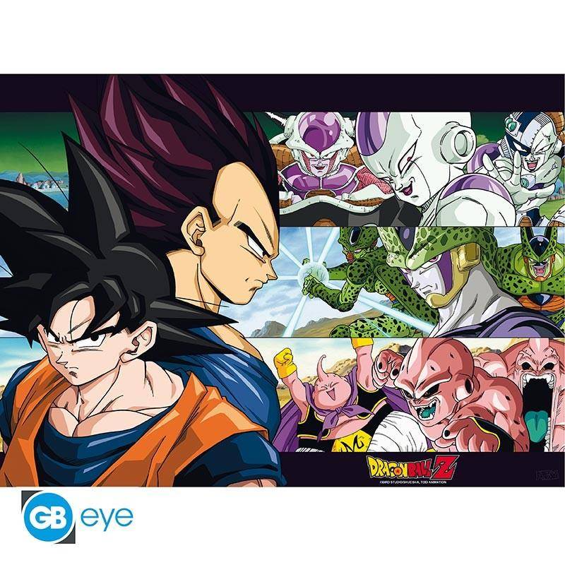 Dragon Ball Z- Poster Set Saiyajins - 52 x 38 cm