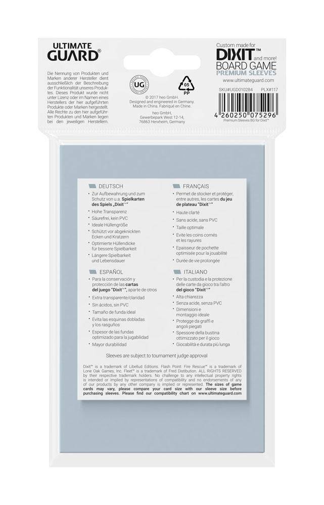 Ultimate Guard - Kartenhüllen Premium Soft Sleeves Dixit - Transparent (90)