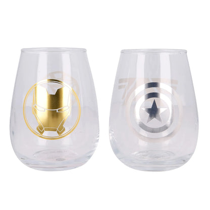 Marvel - Gläserset Iron Man & Captain America - 510 ml