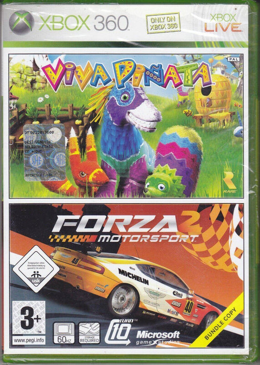 XBOX 360 - Viva Pinata + Forza Motorsport 2 (Gebraucht)
