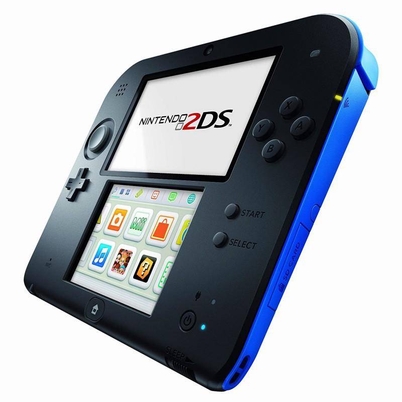 2DS - Konsole - Schwarz-Blau (Gebraucht)