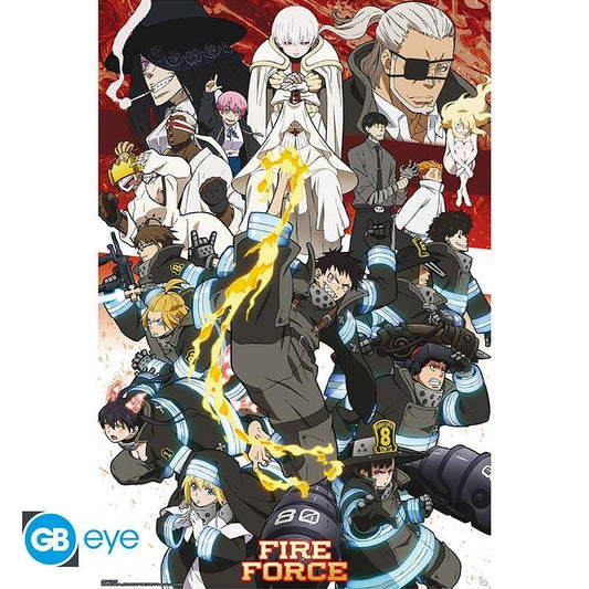 Fire Force - Poster Staffel 2 - 91,5 x 61 cm