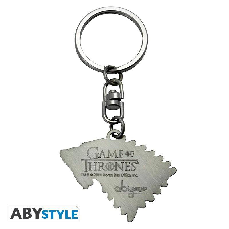 Game of Thrones - Metall Schlüsselanhänger Haus Stark