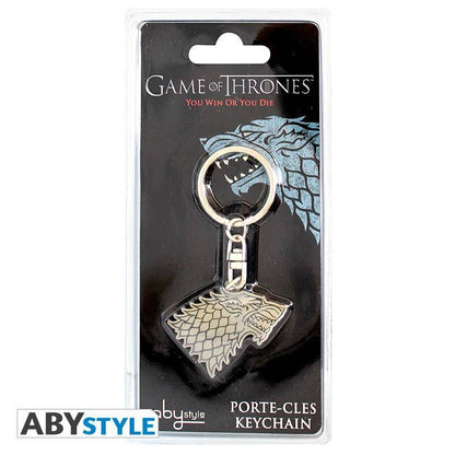 Game of Thrones - Metall Schlüsselanhänger Haus Stark