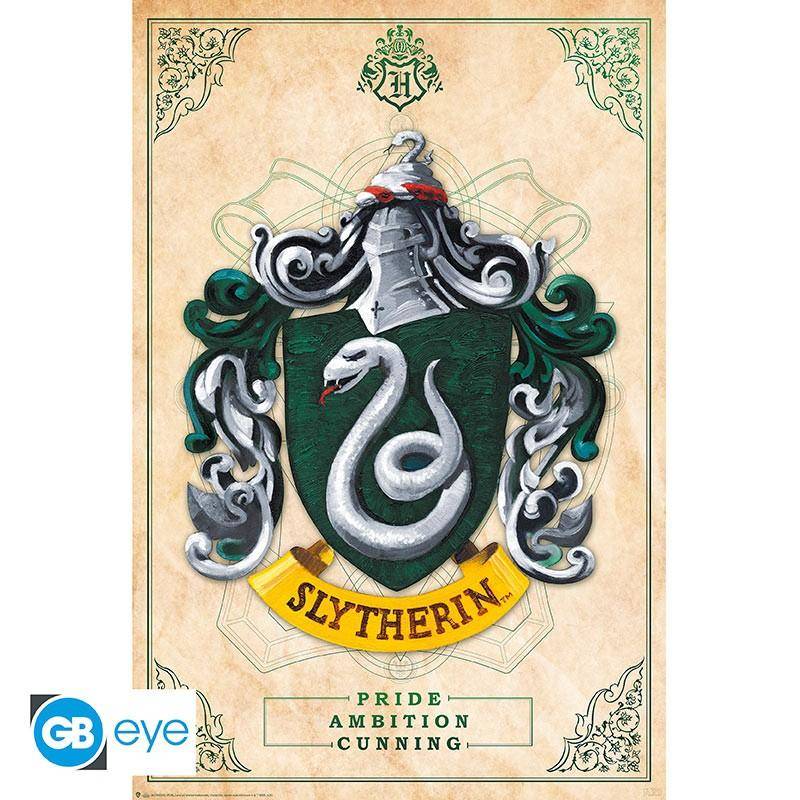 Harry Potter - Poster Slytherin - 91,5 x 61 cm