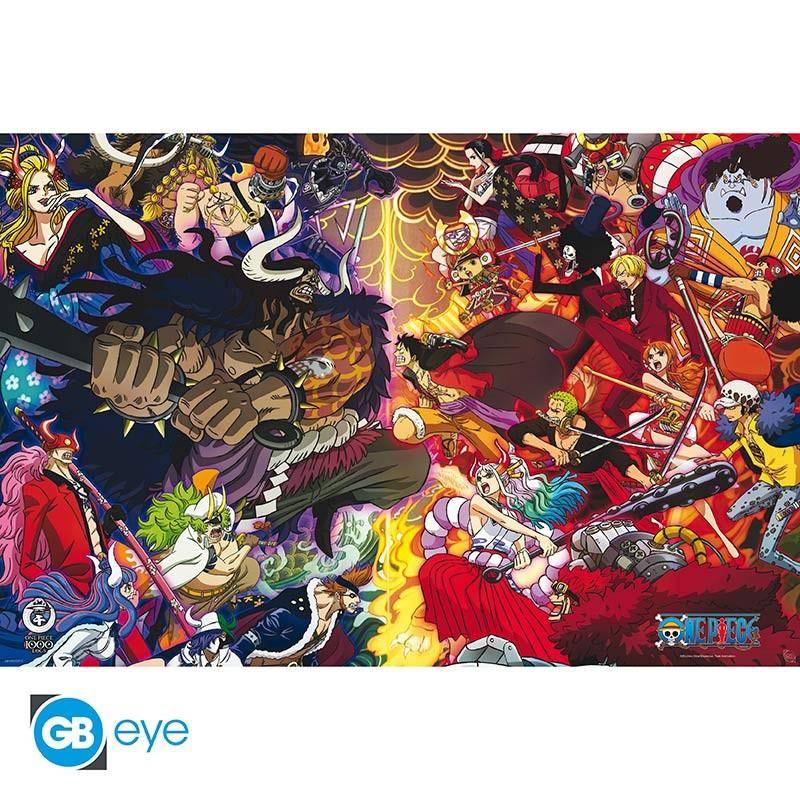 One Piece - Poster 1000 Logs Kampf - 91,5 x 61 cm