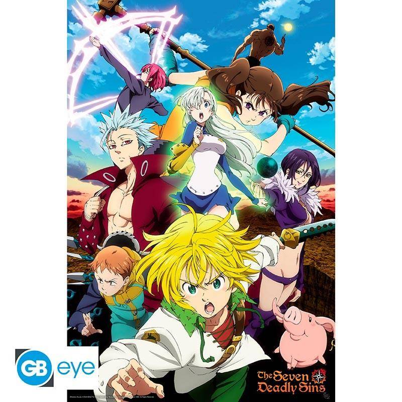 Seven Deadly Sins - Poster Meliodas & Sünde - 91,5 x 61 cm