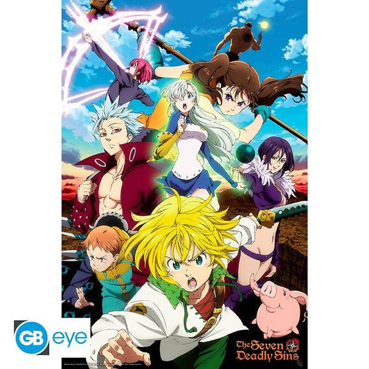 Seven Deadly Sins - Poster Meliodas & Sünde - 91,5 x 61 cm