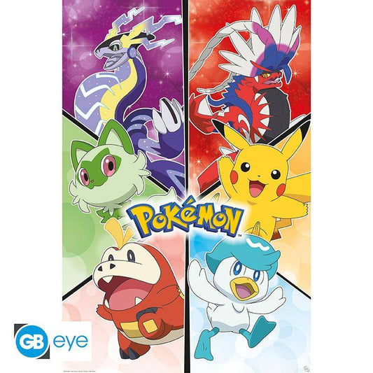 Pokémon - Poster Karmesin & Purpur - 91,5 x 61 cm