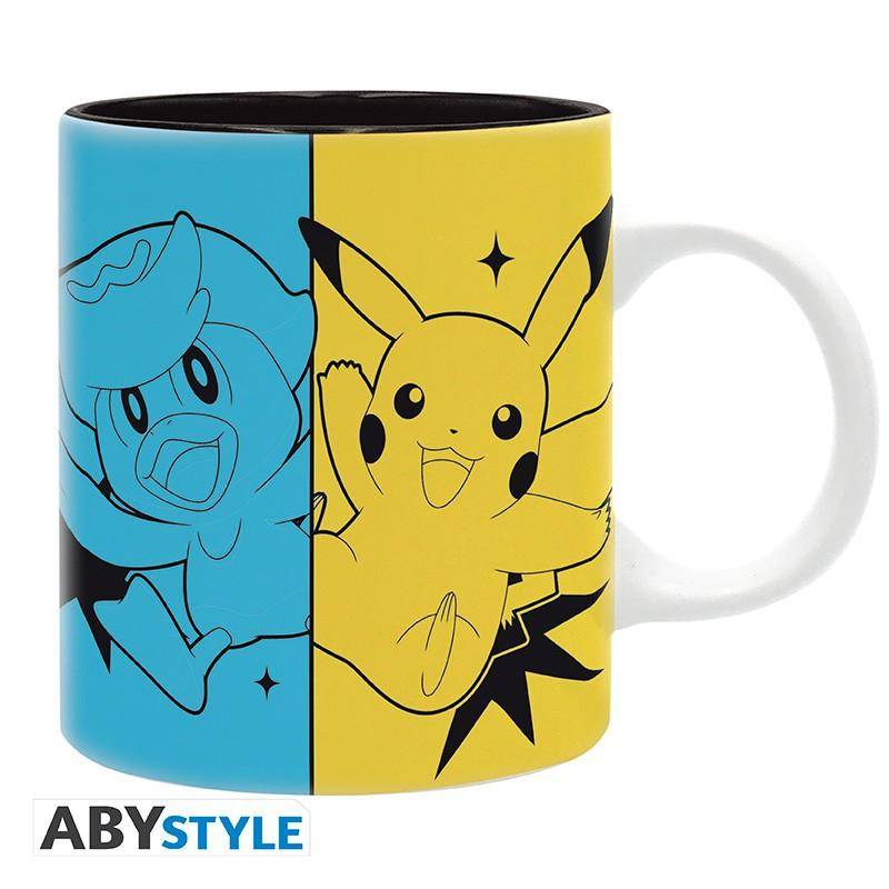 Pokémon - Tasse Karmesin & Purpur Starter + Pikachu - 320 ml