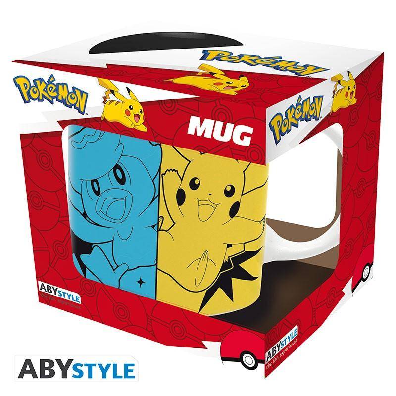 Pokémon - Tasse Karmesin & Purpur Starter + Pikachu - 320 ml