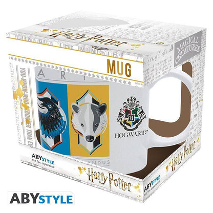 Harry Potter - Tasse Minimalistische Hauserwappen - 320 ml